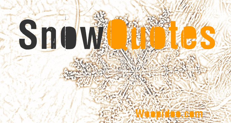 Famous Snow Quotes